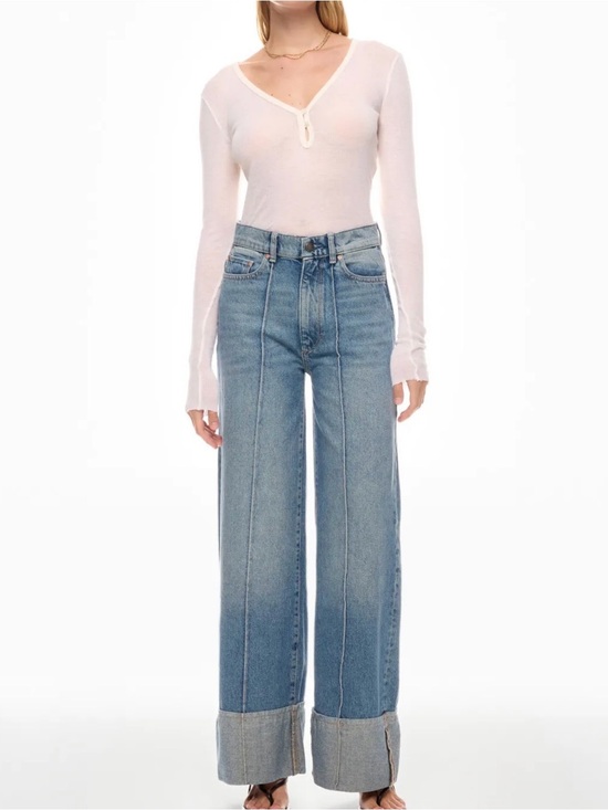 DL1961 Denim - DL1961 Hepburn High-Rise Wide Leg Jeans